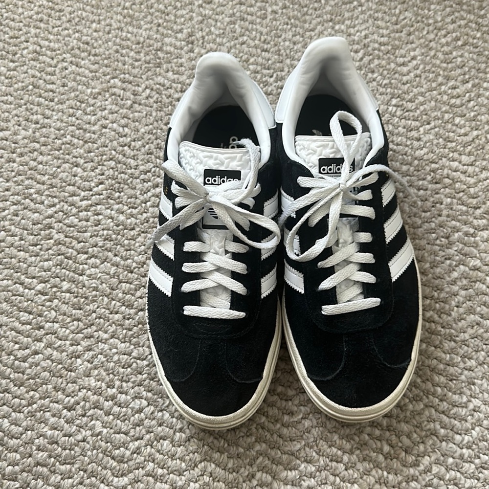 Stacked Navy Adidas Gazelle Sneaker
